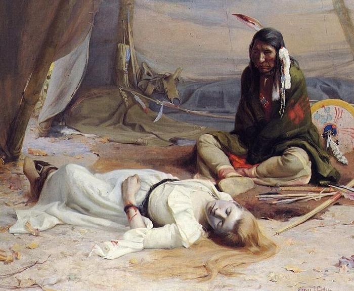 Eanger Irving Couse The Captive Spain oil painting art